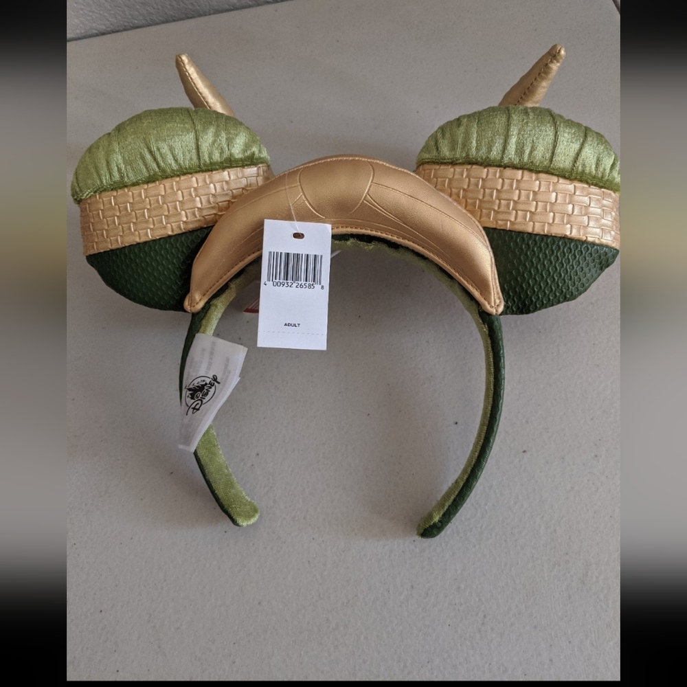 Disney Parks Marvel Loki Villain Headband Mickey Ears Horns Costume Cosplay Gift